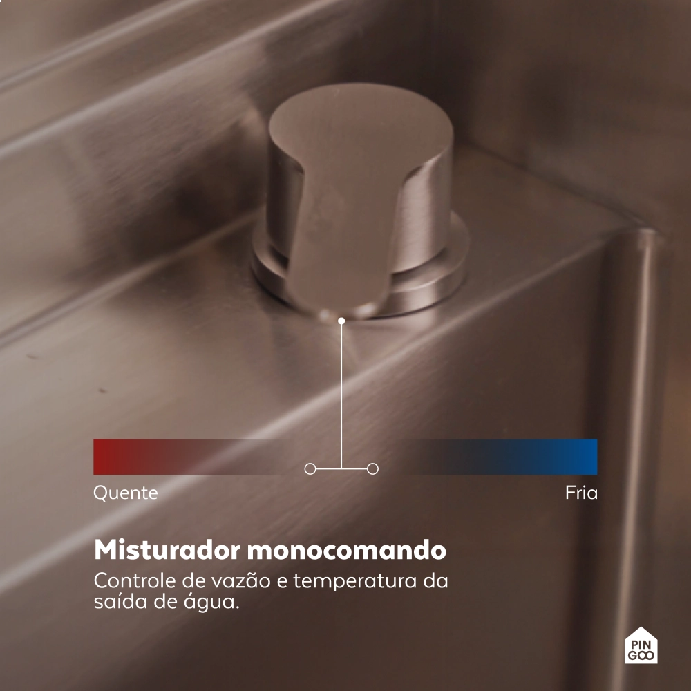 Cuba Gourmet para Cozinha com Acessórios Workstation Parakanã Pingoo.casa - Prata