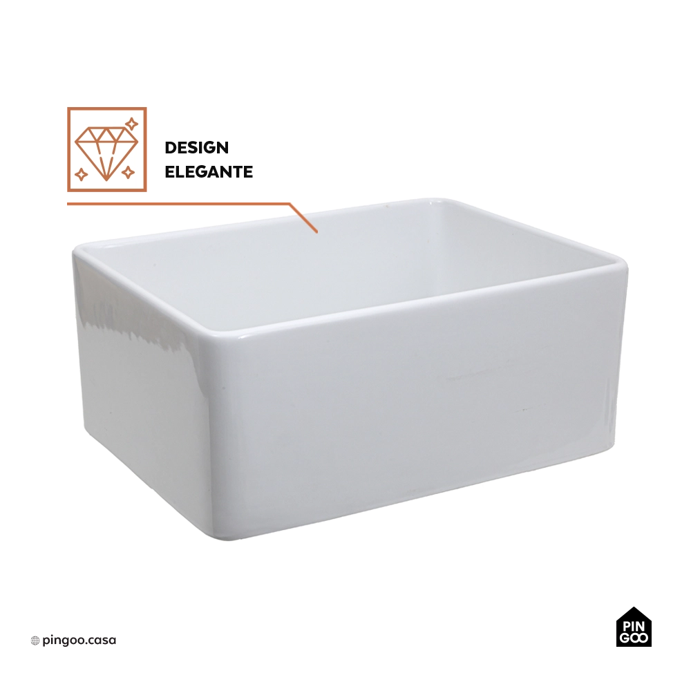 Cuba para Cozinha Gourmet de Cerâmica Farm Pingoo.casa - Branco