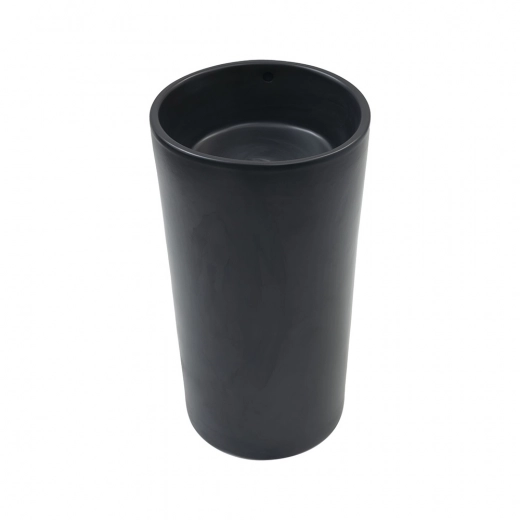 Cuba de Piso para Banheiro Cerâmica 45cm Espinélio Preto