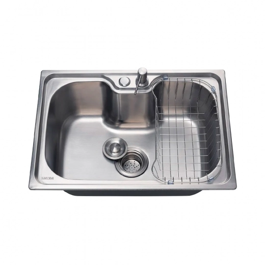 Cuba Gourmet para Cozinha Aço Inox 304 50x40cm Jaraqui Prata
