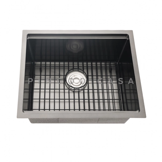 Cuba para Cozinha Gourmet Aço Inox 304 Workstation Com Acessórios Aruá 58x48 cm Preto