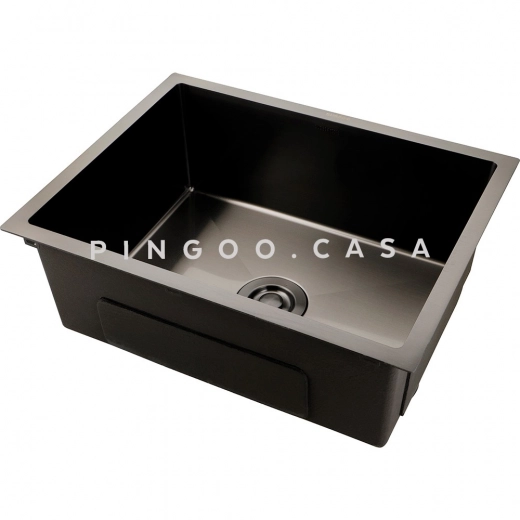 Cuba Gourmet para Cozinha Aço Inox 304 58x45cm Terena Preto