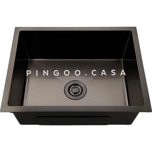 Cuba para Cozinha Gourmet Aço Inox 304 Terena 58x45 cm Preto