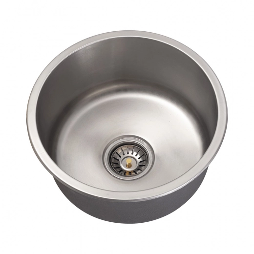 Cuba Gourmet para Cozinha Redonda Aço Inox 201 40cm Tamoios Prata
