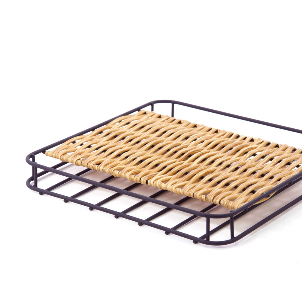 Descanso de Panela Quadrado Rattan Iron - Mimo Style Descanso de Panela Quadrado Rattan Iron - Mimo Style