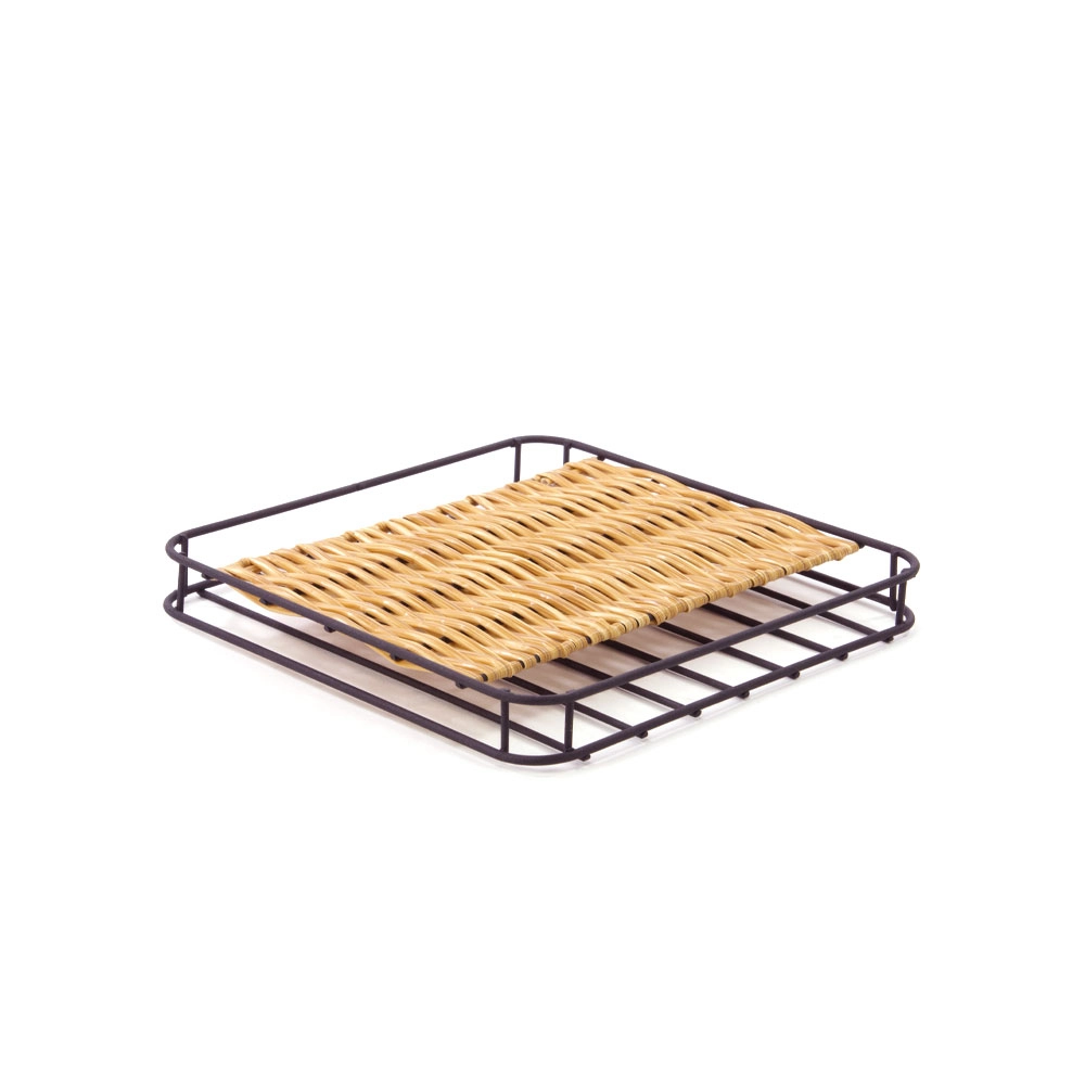 Descanso de Panela Quadrado Rattan Iron - Mimo Style Descanso de Panela Quadrado Rattan Iron - Mimo Style