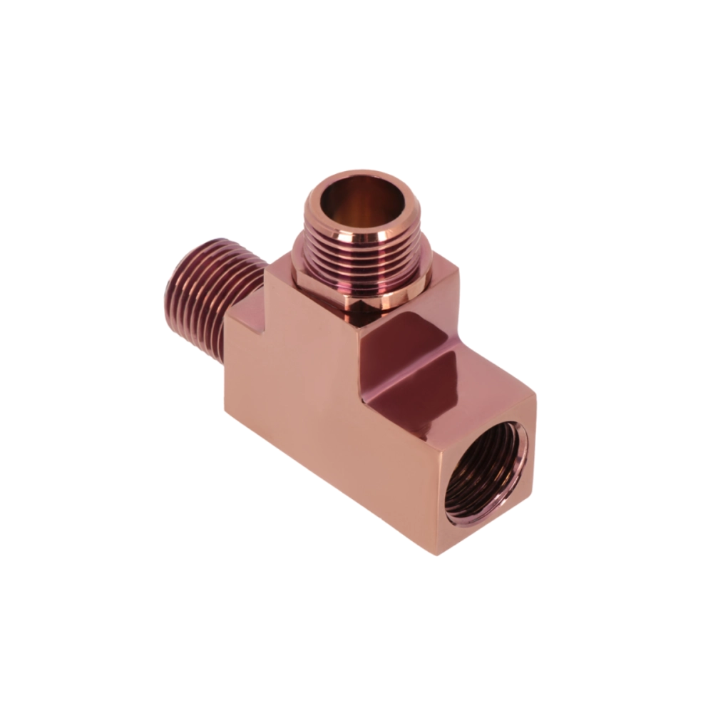 Desviador Para Chuveiro Mundaú Pingoo.Casa - Dourado Rose