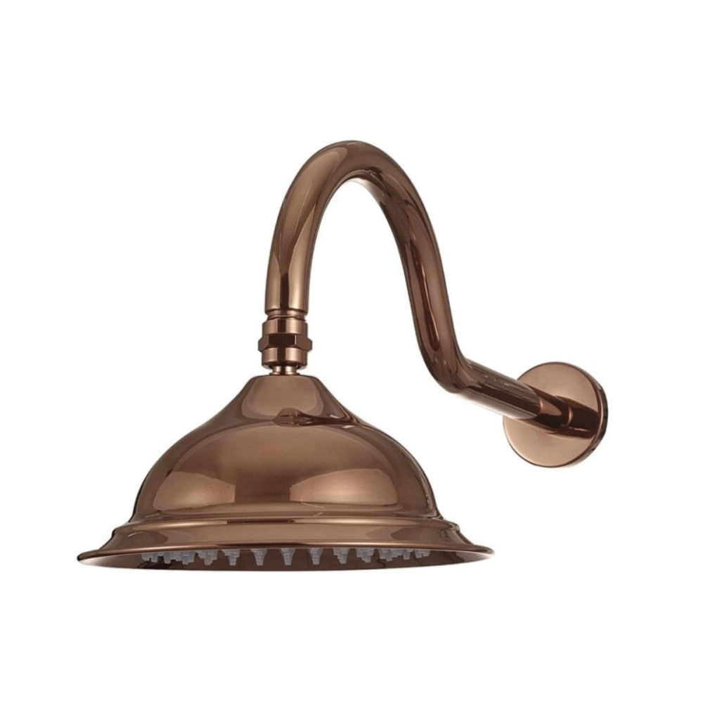 Ducha Chuveiro Redondo Retrô Inox 20cm Coari Pingoo.casa - Dourado Rose Ducha Chuveiro Redondo Retrô Inox 20cm Coari Pingoo.casa - Dourado Rose