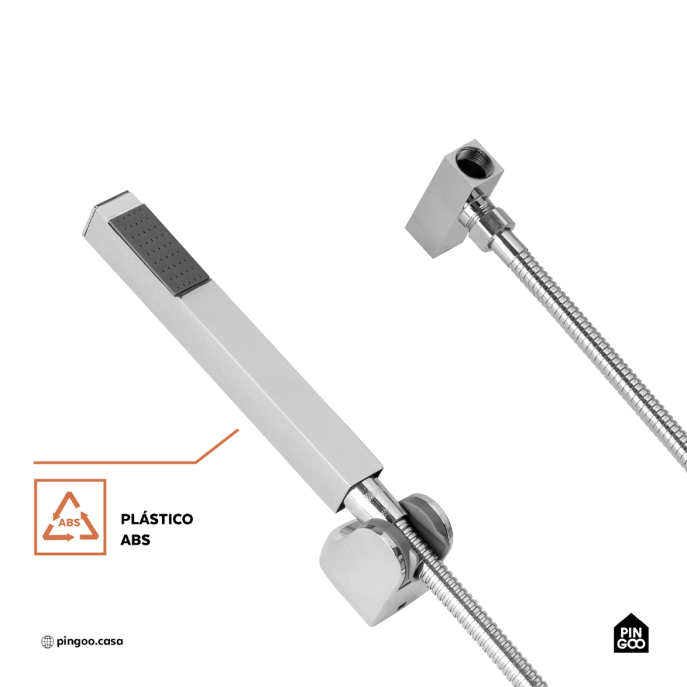 Ducha Manual Mundaú Pingoo.casa - Prata