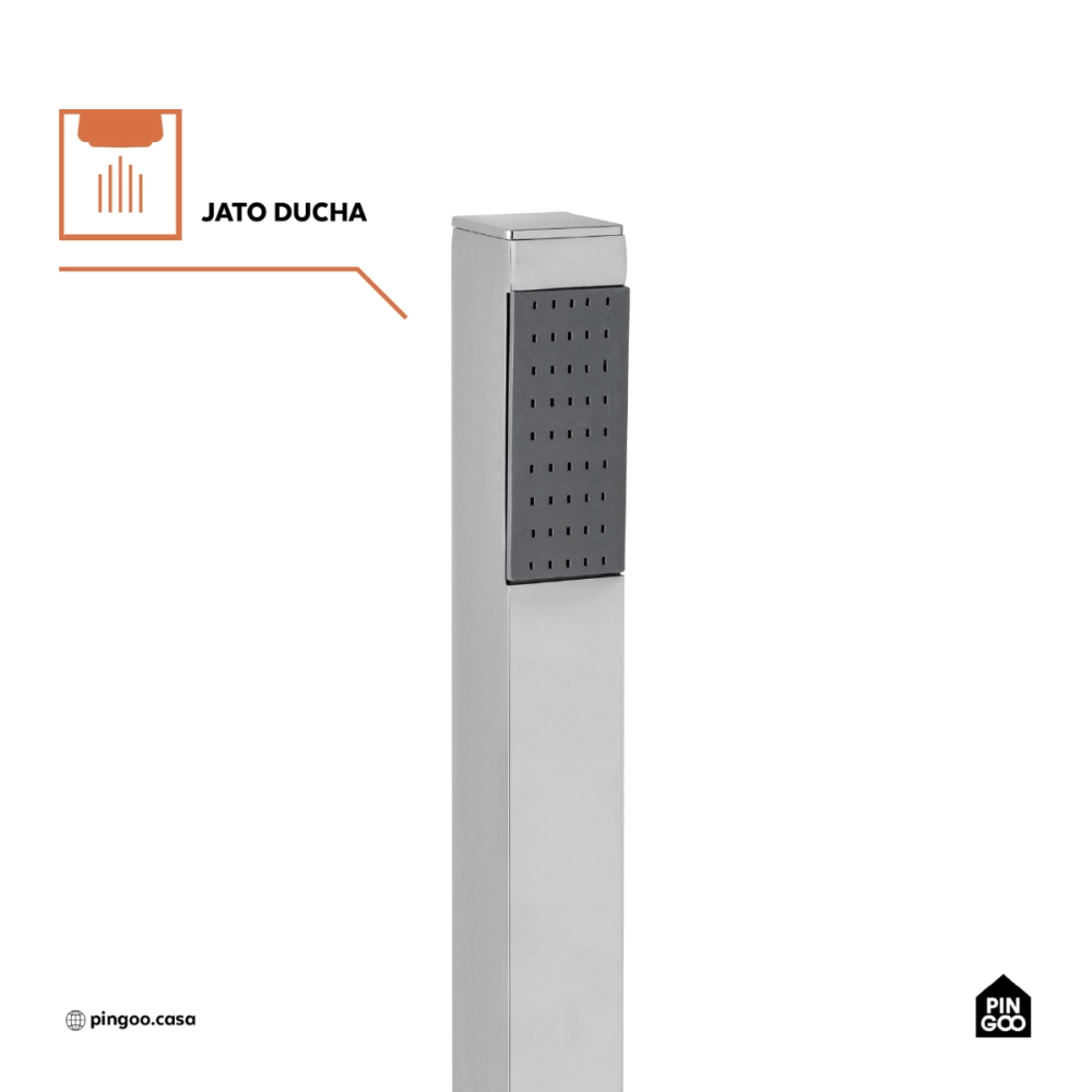 Ducha Manual Mundaú Pingoo.casa - Prata