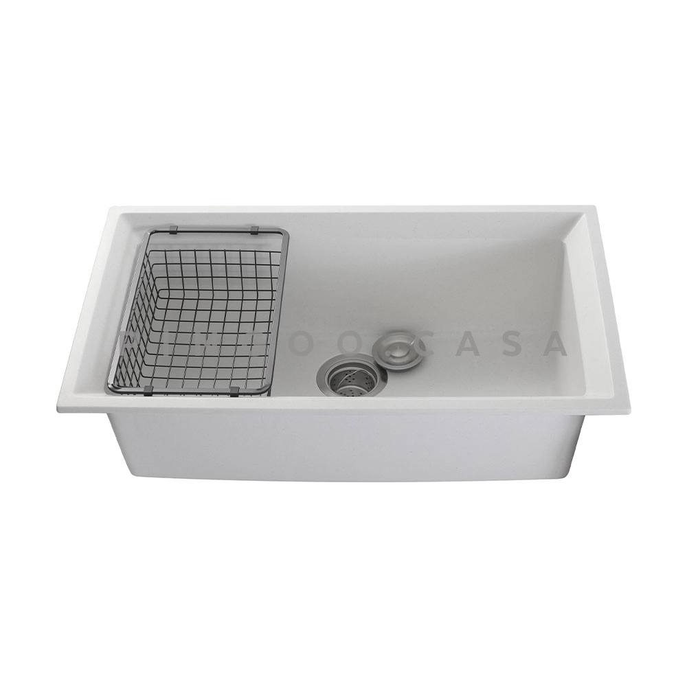 Cuba Para Cozinha Gourmet De Quartzo Com Acessórios Zoró Pingoo.casa - Branco Cuba Para Cozinha Gourmet De Quartzo Com Acessórios Zoró Pingoo.casa - Branco