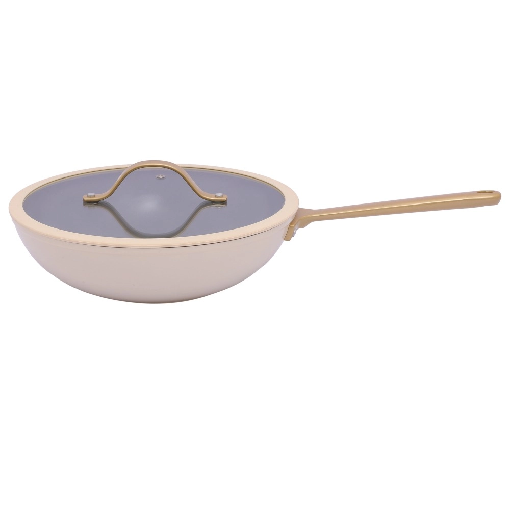 Frigideira Wok Liber Cook Gold Compatível com Fogão por Indução 28cm - Mimo Style