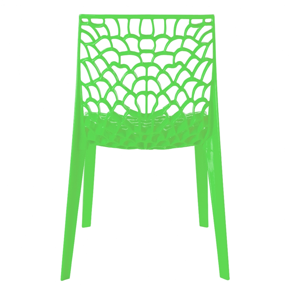 Kit 2 Cadeiras de jantar Gruvyer com design contemporâneo e anatômico - Verde Claro Kit 2 Cadeiras de jantar Gruvyer com design contemporâneo e anatômico - Verde Claro