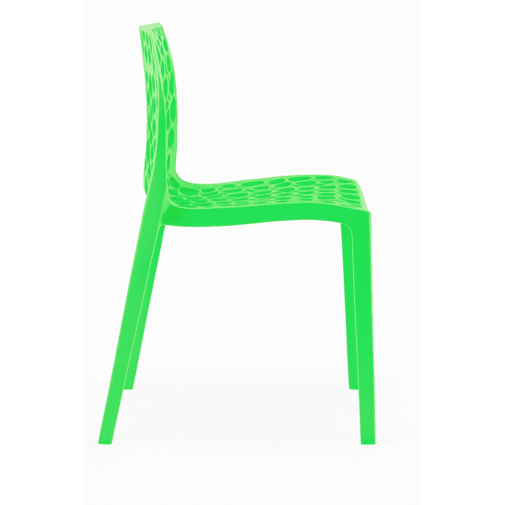 Kit 2 Cadeiras de jantar Gruvyer com design contemporâneo e anatômico - Verde Claro Kit 2 Cadeiras de jantar Gruvyer com design contemporâneo e anatômico - Verde Claro