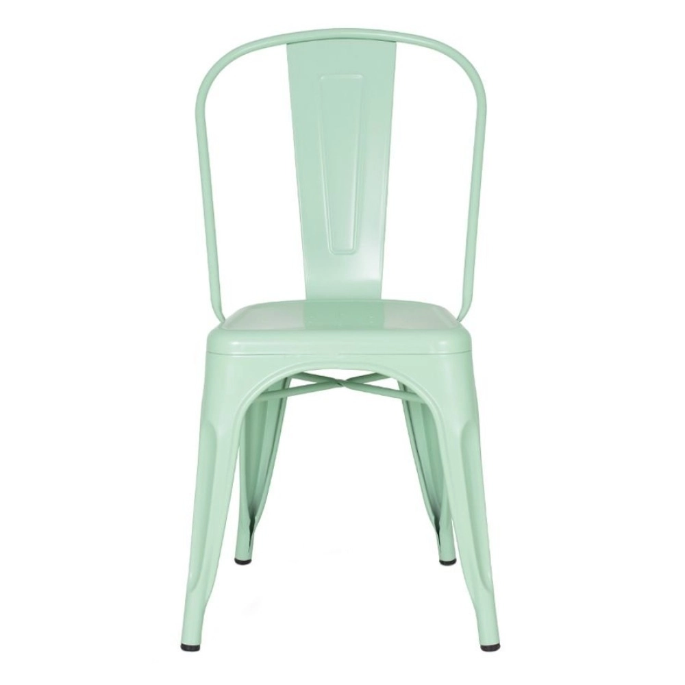 Kit 2 Cadeiras de jantar Iron Tolix com design industrial - Verde Claro