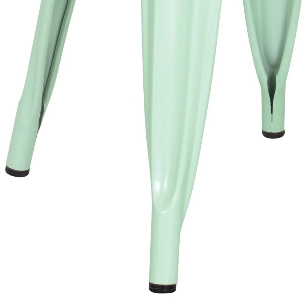 Kit 2 Cadeiras de jantar Iron Tolix com design industrial - Verde Claro