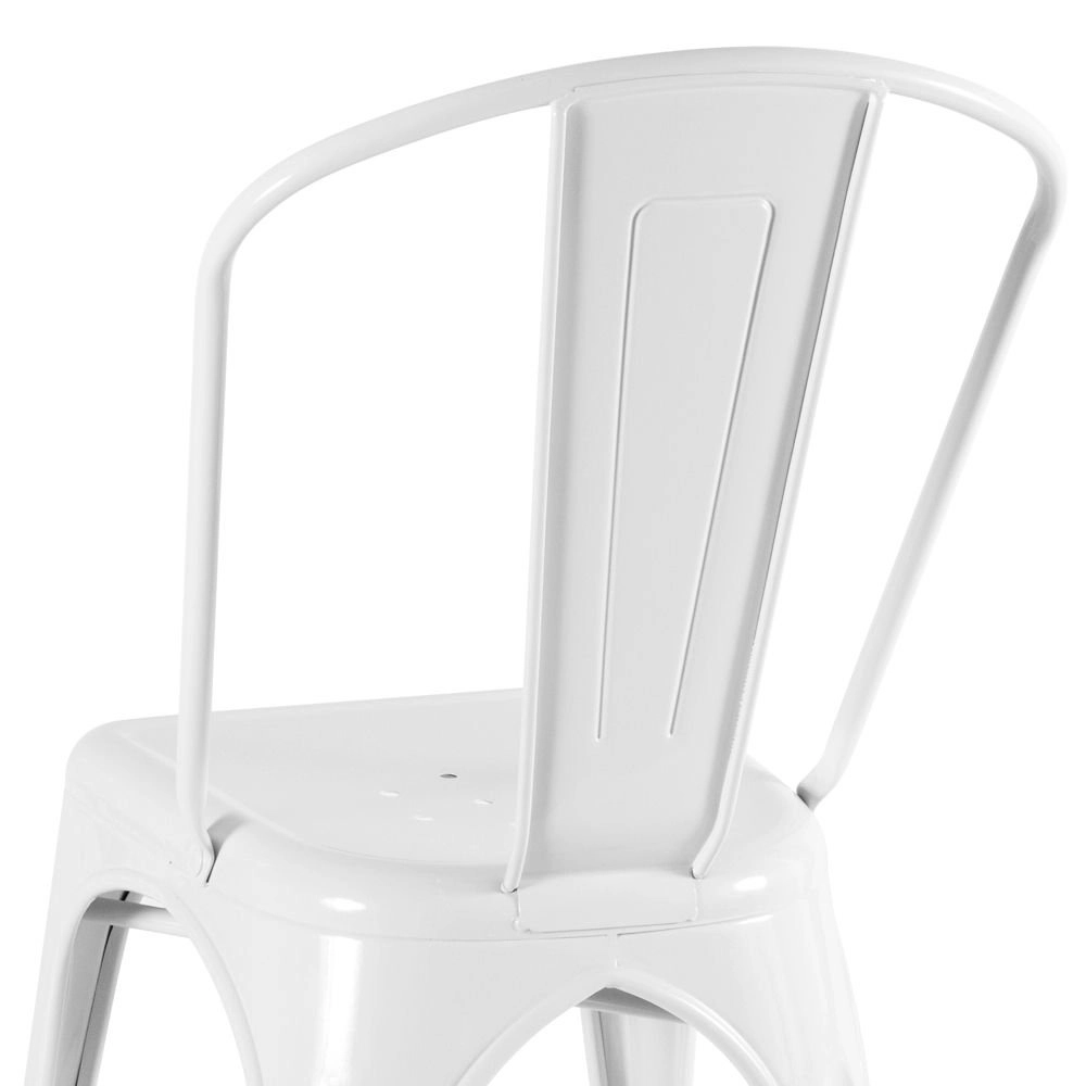 Kit 3 Cadeiras de jantar Iron Tolix com design industrial - Branco Kit 3 Cadeiras de jantar Iron Tolix com design industrial - Branco