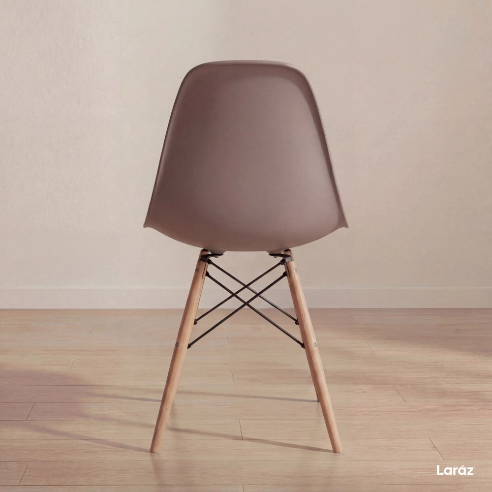Kit 4 Cadeiras de jantar Charles Eames Eiffel DSW em Polipropileno - Fendi Kit 4 Cadeiras de jantar Charles Eames Eiffel DSW em Polipropileno - Fendi