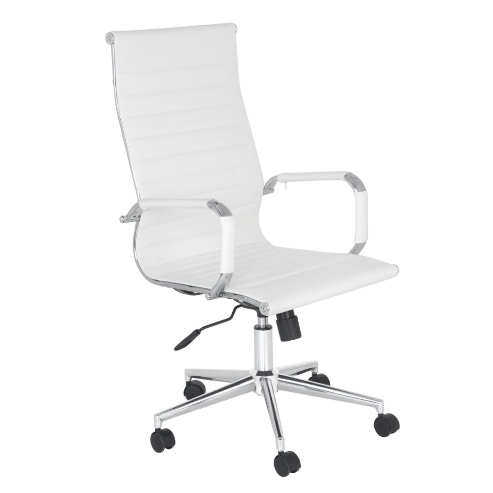 Kit 6 Cadeiras escritório Esteirinha Diretor Home office Kit Branco Kit 6 Cadeiras escritório Esteirinha Diretor Home office Kit Branco