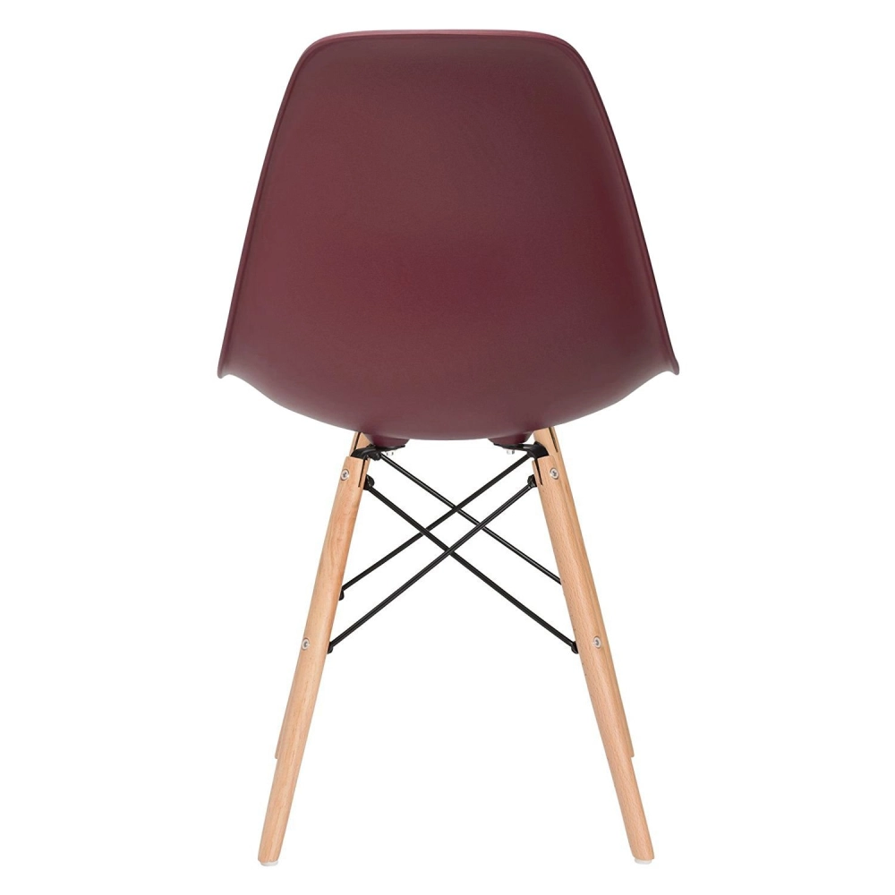 Kit 7 Cadeiras de jantar Charles Eames Eiffel DSW em Polipropileno - Marrom Kit 7 Cadeiras de jantar Charles Eames Eiffel DSW em Polipropileno - Marrom