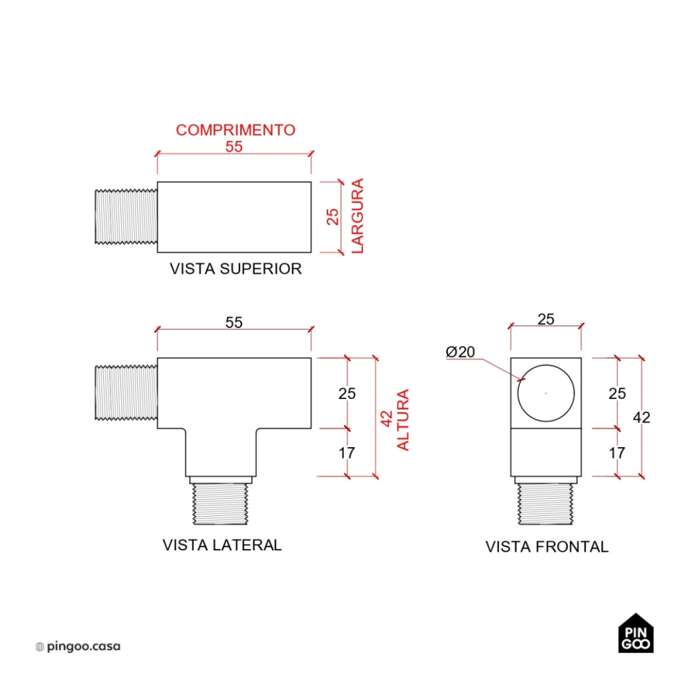 Kit Chuveiro Redondo Curuá 20cm com Desviador Mundaú e Ducha Manual Piraju Pingoo.casa - Dourado Rose Kit Chuveiro Redondo Curuá 20cm com Desviador Mundaú e Ducha Manual Piraju Pingoo.casa - Dourado Rose