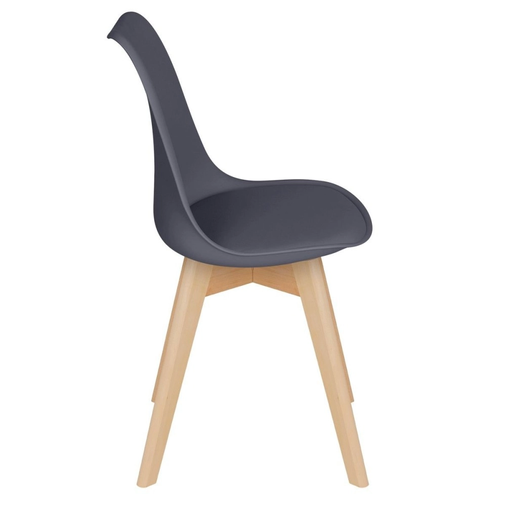 Kit com 2 Cadeiras de jantar Leda com assento estofado e design moderno - Fendi