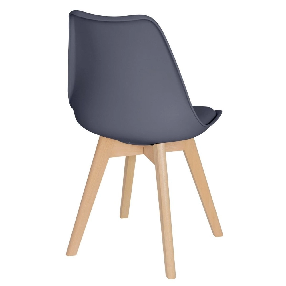 Kit com 2 Cadeiras de jantar Leda com assento estofado e design moderno - Fendi