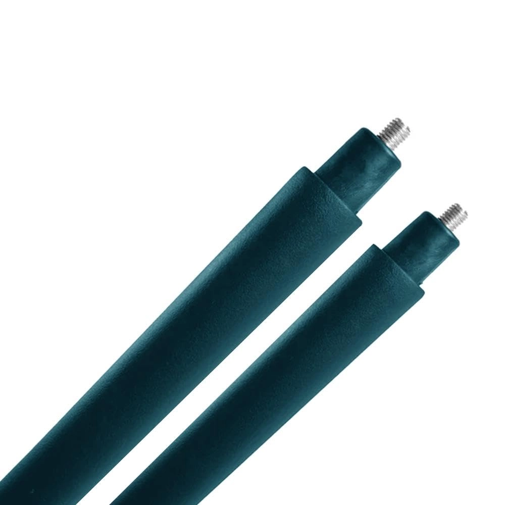 Kit com 2 Cadeiras de jantar Masters Allegra com pés desmontáveis - Azul Petróleo