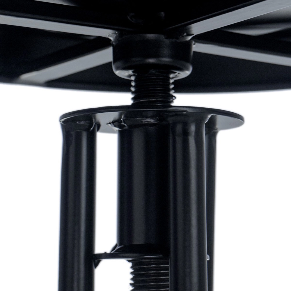Kit com 8 Banquetas altas para cozinha industrial York com banco giratório - Preto Kit com 8 Banquetas altas para cozinha industrial York com banco giratório - Preto