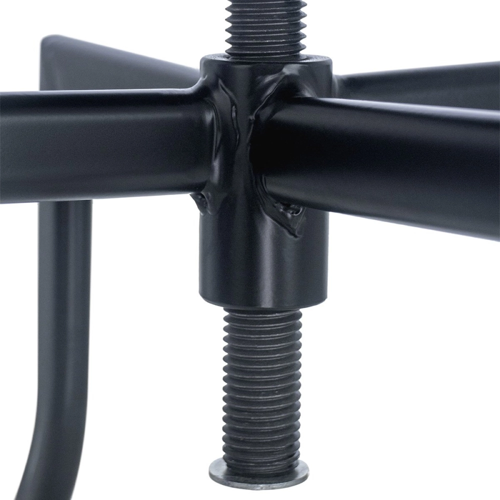 Kit com 8 Banquetas giratórias industriais Turner - Preto Kit com 8 Banquetas giratórias industriais Turner - Preto