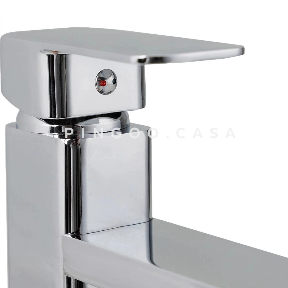 Kit Cuba de Apoio Slim Crisoprásio e Torneira Misturador Monocomando Baixa Madeira Pingoo.casa - Branco e Prata Kit Cuba de Apoio Slim Crisoprásio e Torneira Misturador Monocomando Baixa Madeira Pingoo.casa - Branco e Prata