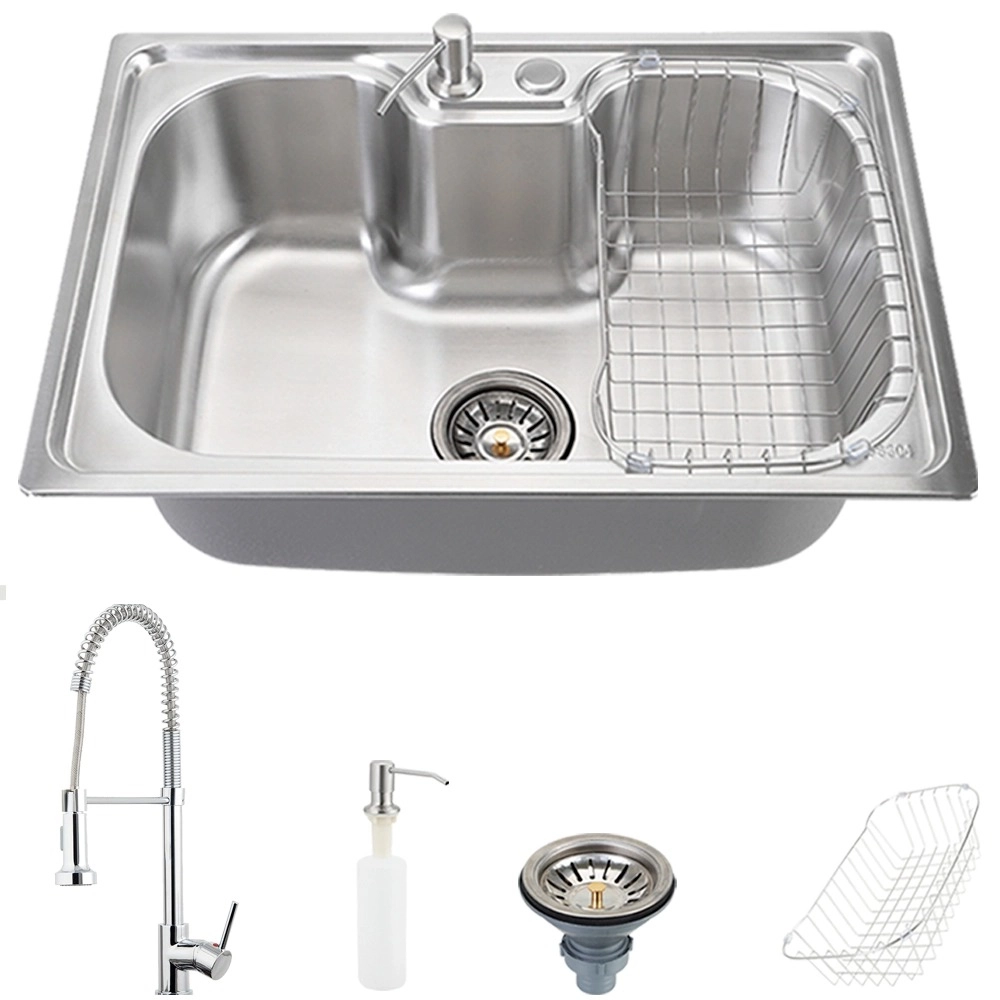 Kit Cuba Para Cozinha Em Aço Inox Com Acessórios Carajás Torneira Monocomando Envira Pingoo.casa