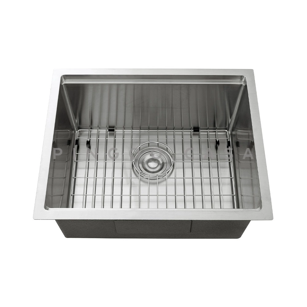 Kit Cuba para Cozinha Gourmet com Acessórios Aruá e Torneira para Cozinha Misturador Monocomando Iriri - Prata
