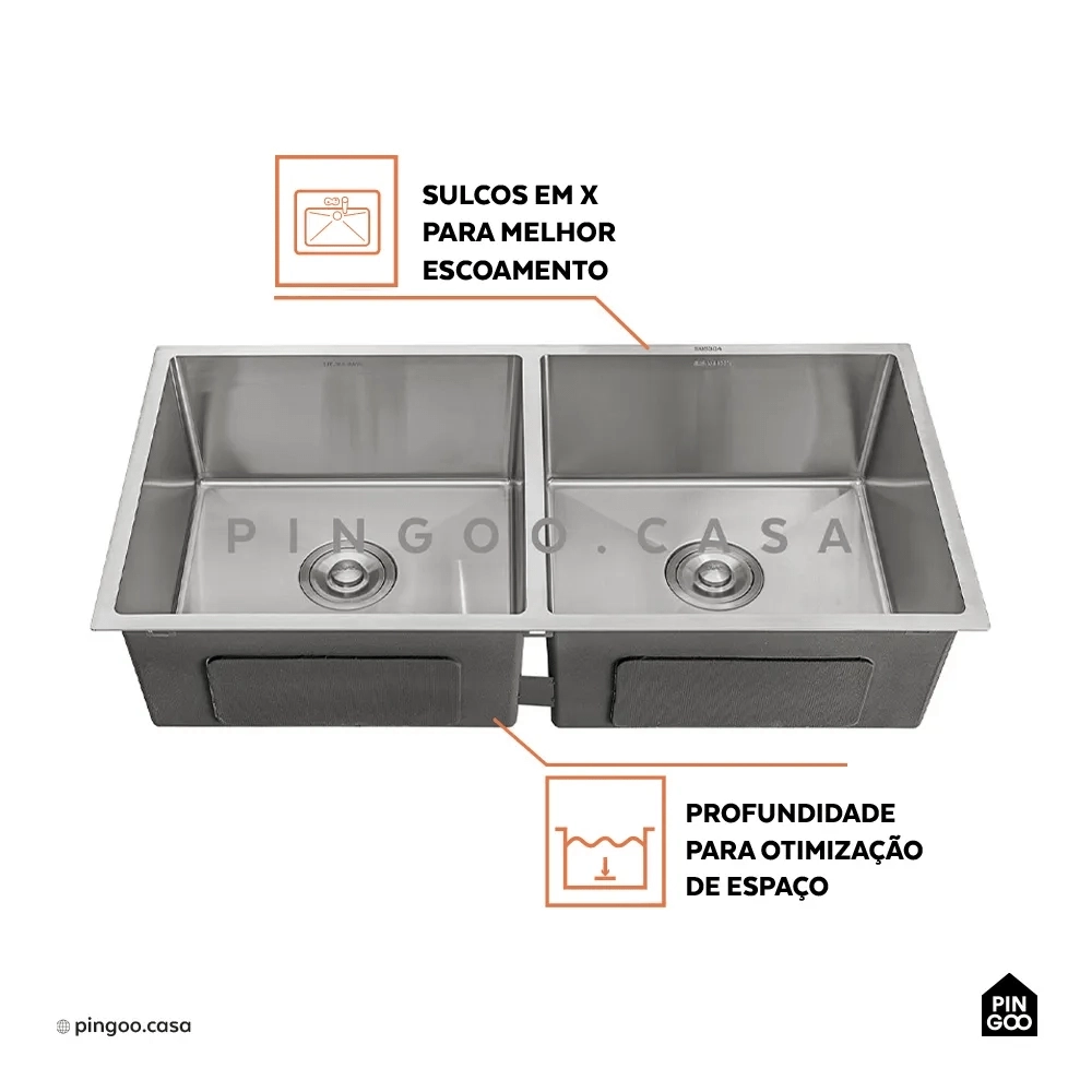 Kit Cuba Para Cozinha Gourmet e Grade de Proteção Tukano