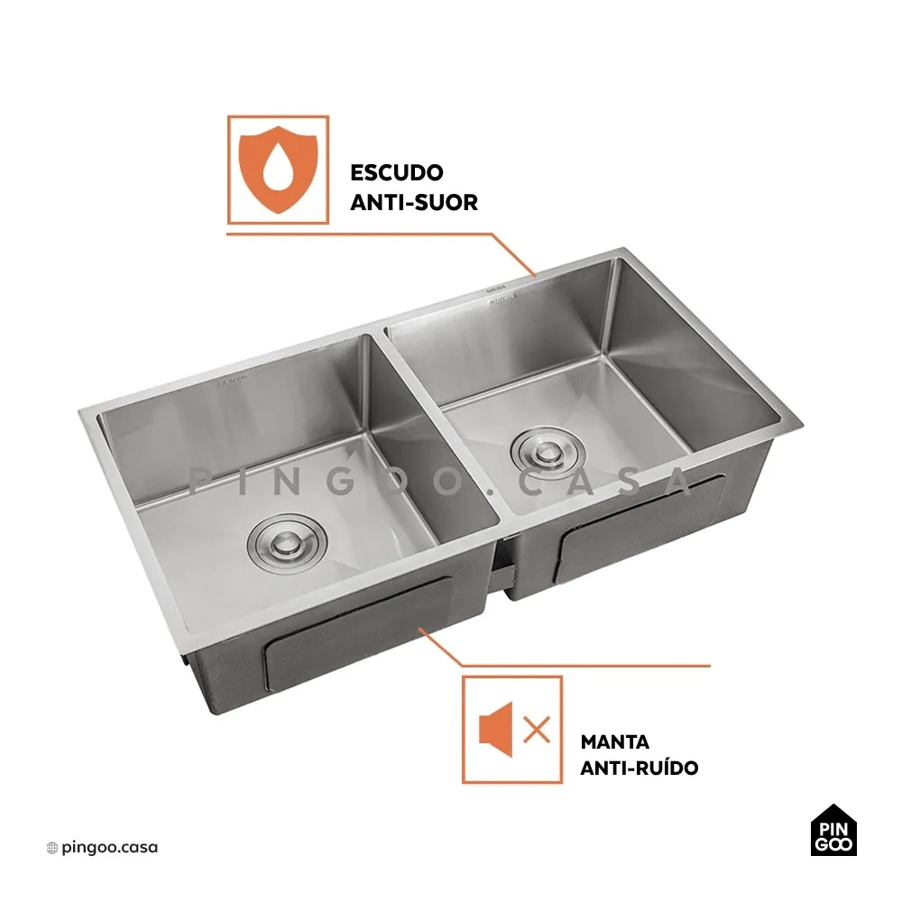 Kit Cuba Para Cozinha Gourmet e Grade de Proteção Tukano