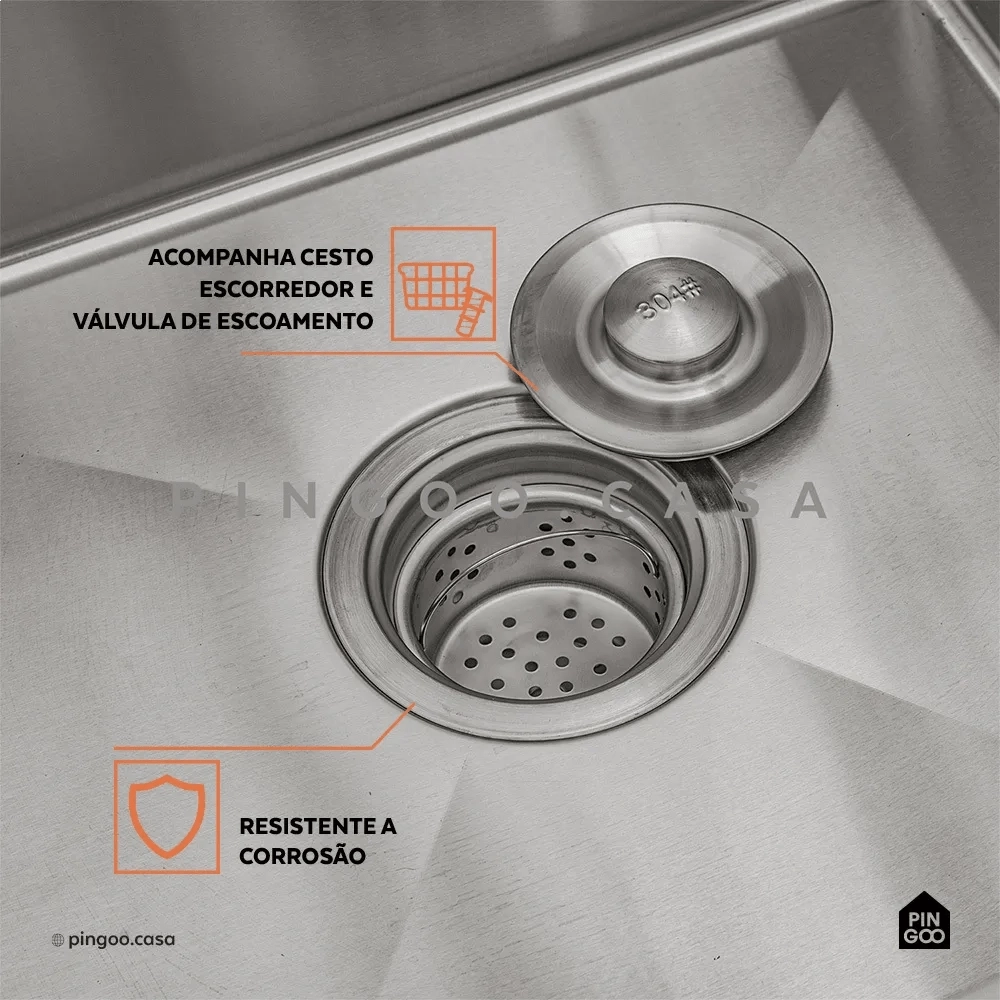 Kit Cuba Para Cozinha Gourmet e Grade de Proteção Tukano