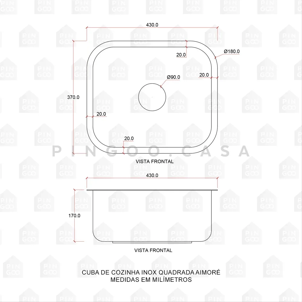 Kit Cuba Quadrada Aimoré e Tábua Para Lavanderia Prata