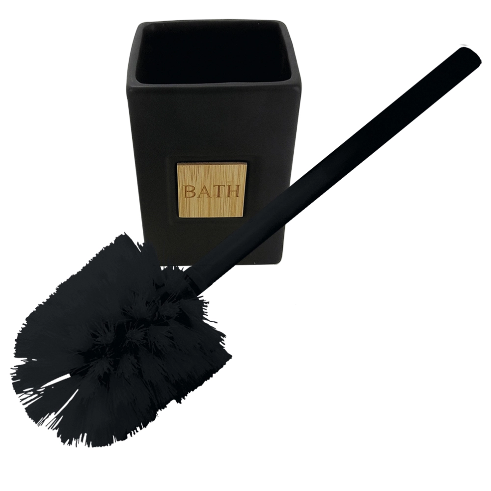Kit Limpeza Para Banheiro Bath Black - Mimo Style Kit Limpeza Para Banheiro Bath Black - Mimo Style