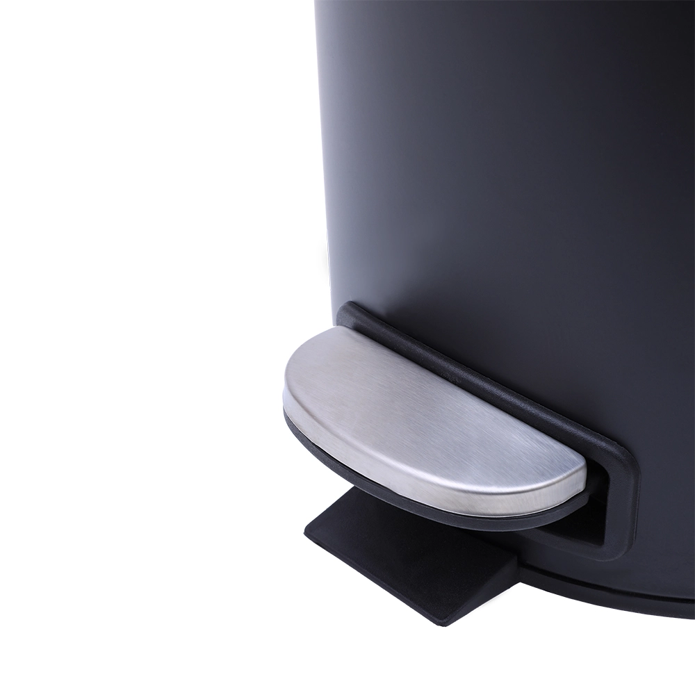 Lixeira com Pedal Bambu Black 3L - Mimo Style