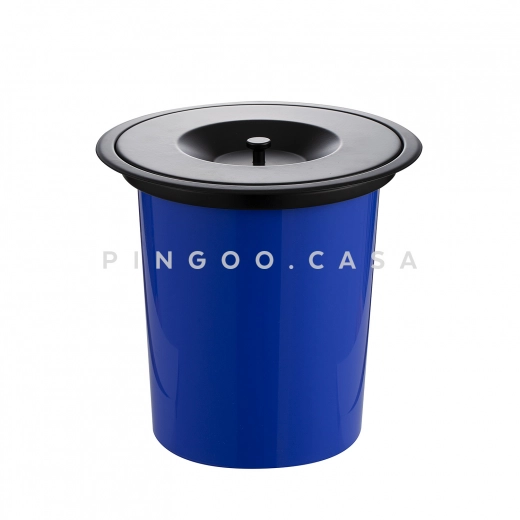 Lixeira de embutir para Bancada 5 Litros Aço Inox 201 Preto