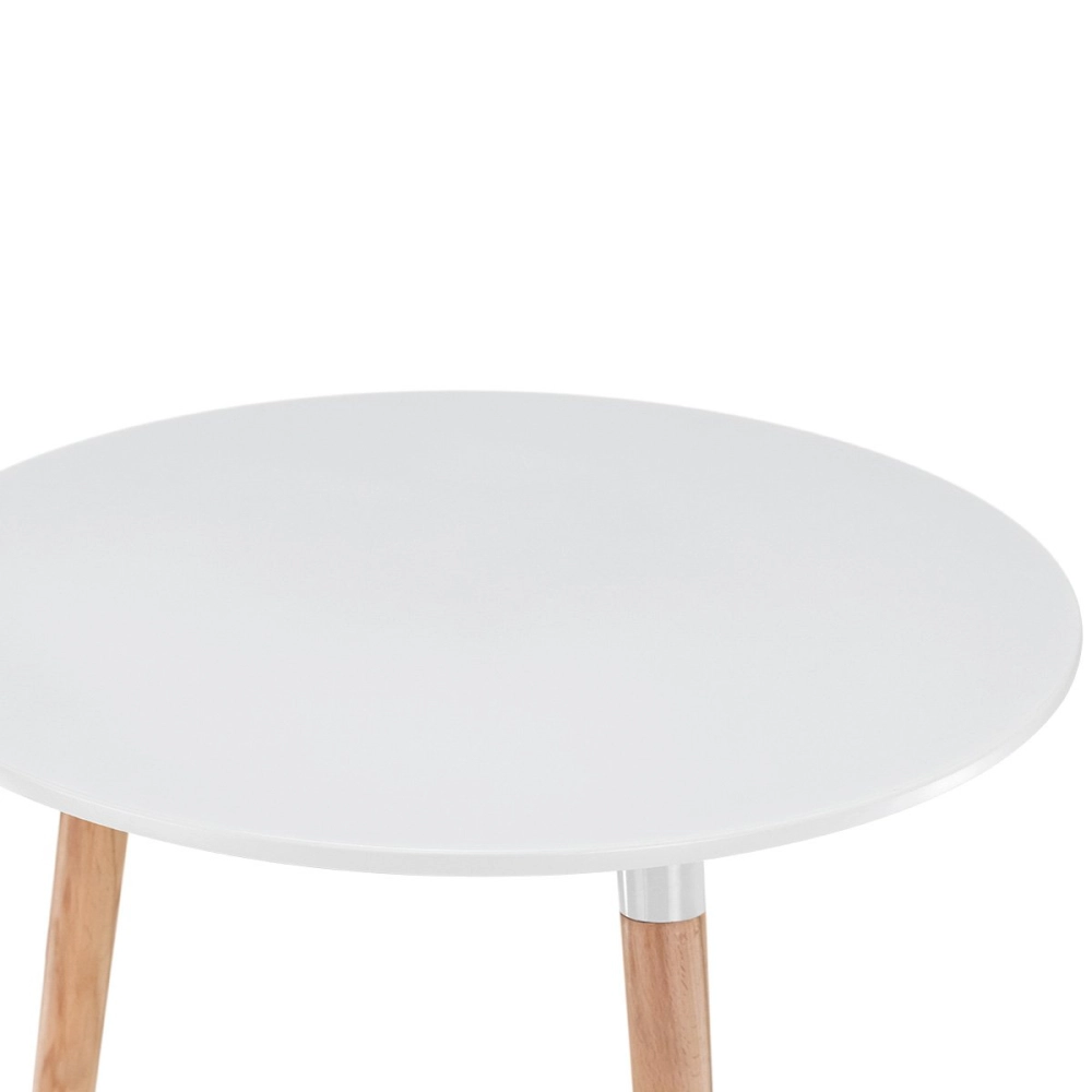 Mesa alta bar bistro gourmet Eames Leda pé palito - Branco Mesa alta bar bistro gourmet Eames Leda pé palito - Branco