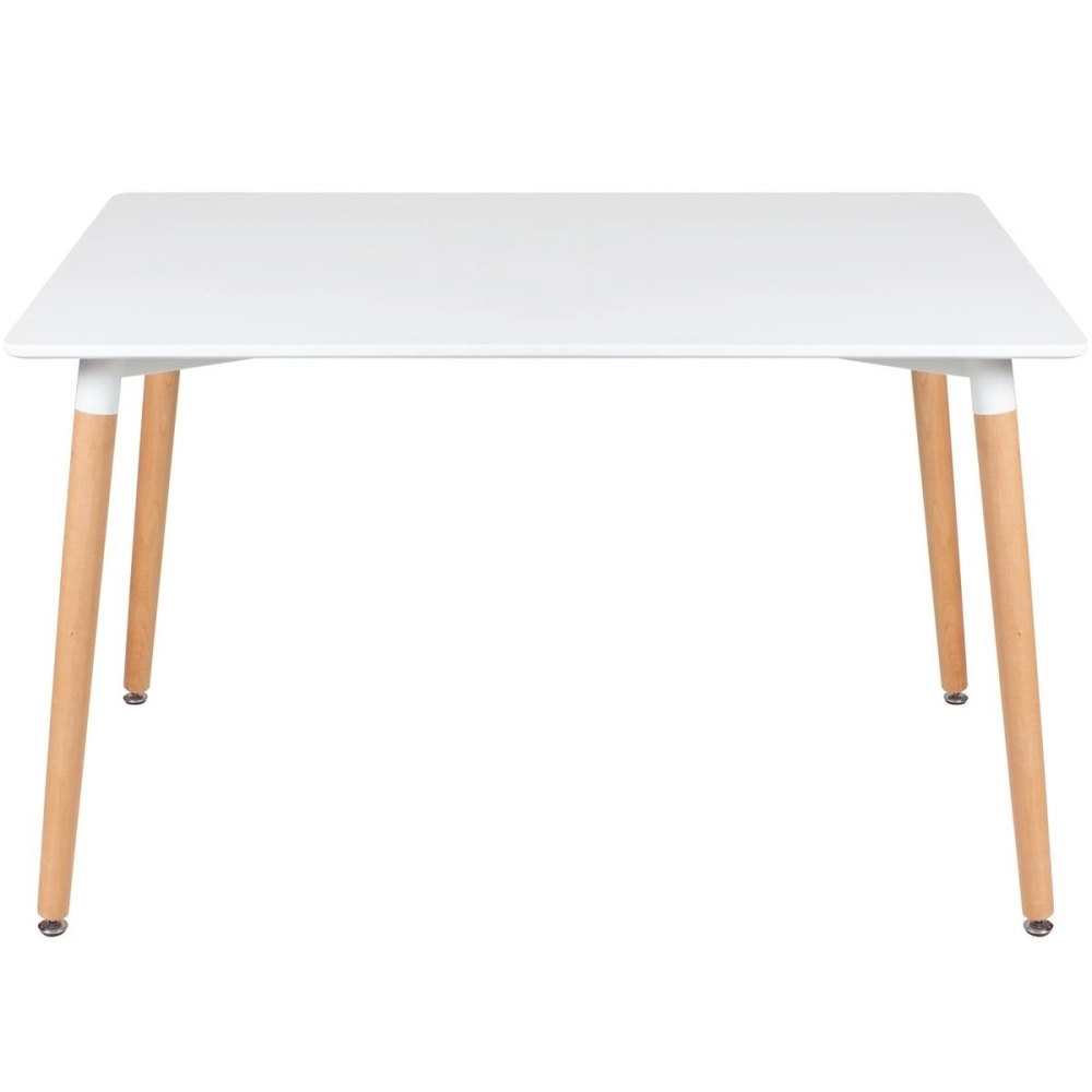 Mesa de jantar retangular Eames 80 x 140 cm + 6 cadeiras Eiffel DSW - Nude Mesa de jantar retangular Eames 80 x 140 cm + 6 cadeiras Eiffel DSW - Nude
