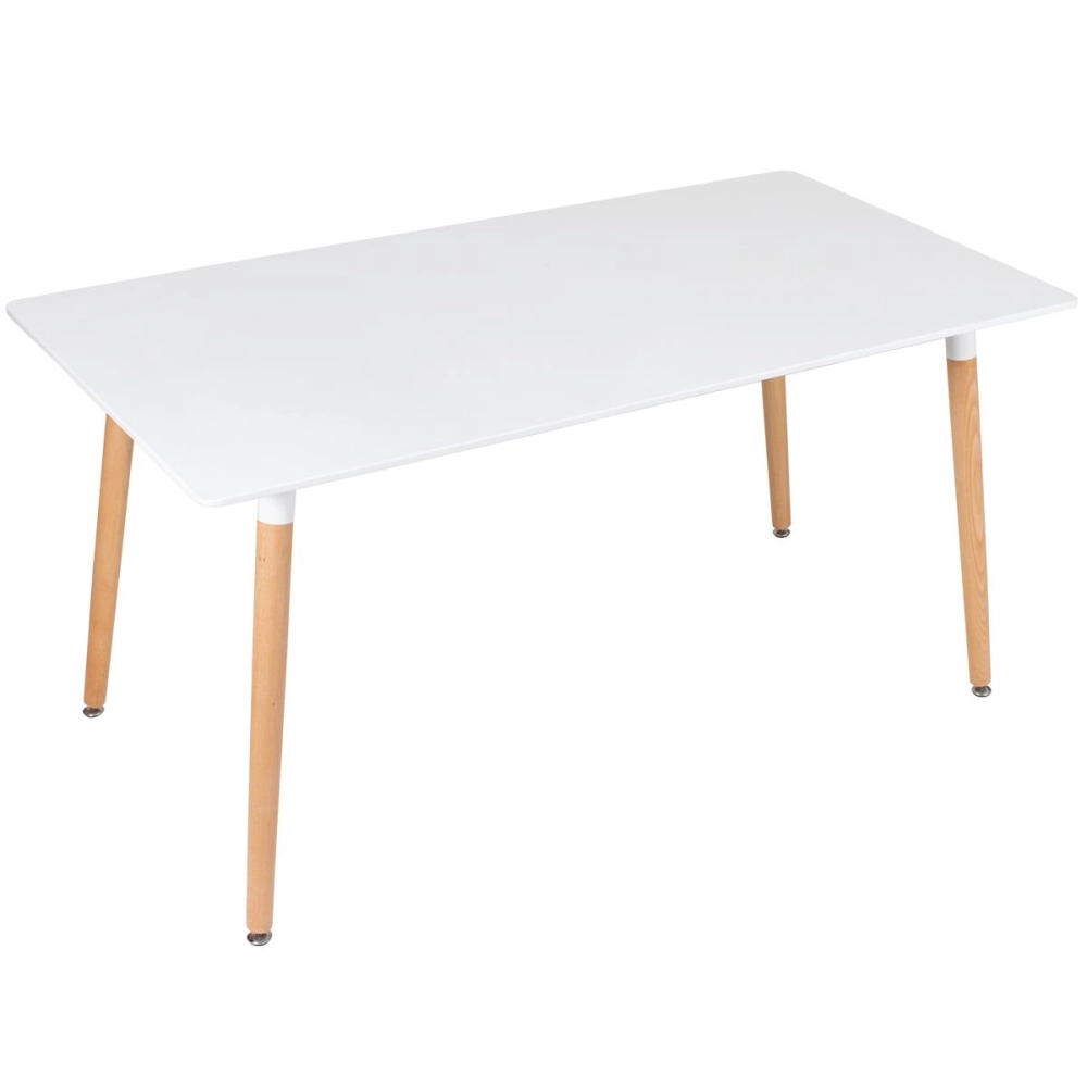 Mesa de jantar retangular Eames - 80 x 160 cm - Branco Mesa de jantar retangular Eames - 80 x 160 cm - Branco