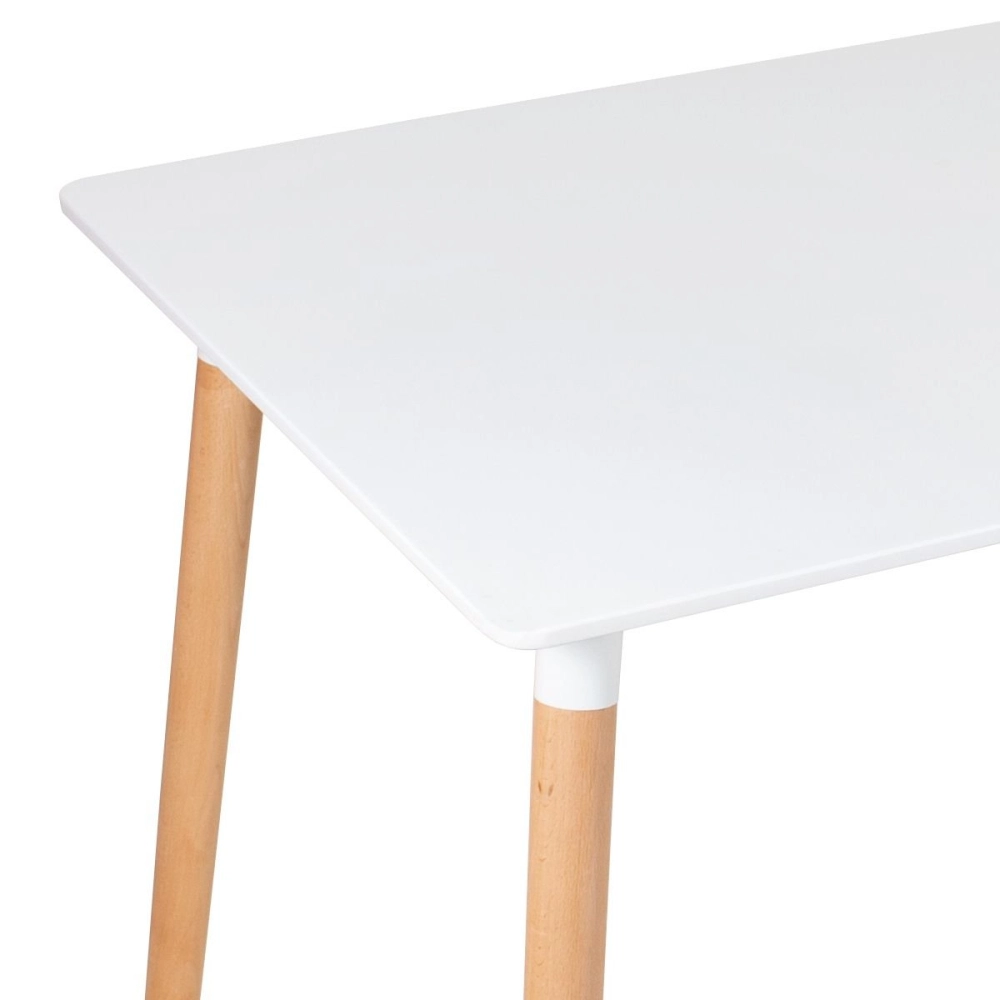 Mesa de jantar retangular Eames Eiffel - 80 x 140 cm - Branco Mesa de jantar retangular Eames Eiffel - 80 x 140 cm - Branco