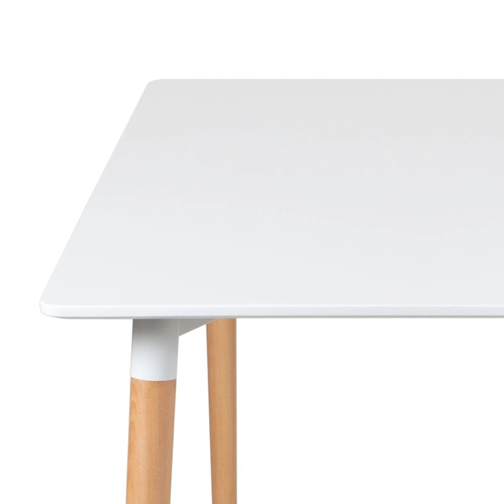 Mesa de jantar retangular Eames Eiffel - 80 x 140 cm - Branco Mesa de jantar retangular Eames Eiffel - 80 x 140 cm - Branco
