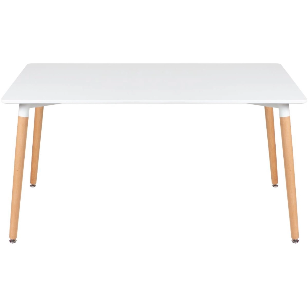 Mesa de jantar retangular Eames Eiffel - 80 x 140 cm - Branco Mesa de jantar retangular Eames Eiffel - 80 x 140 cm - Branco