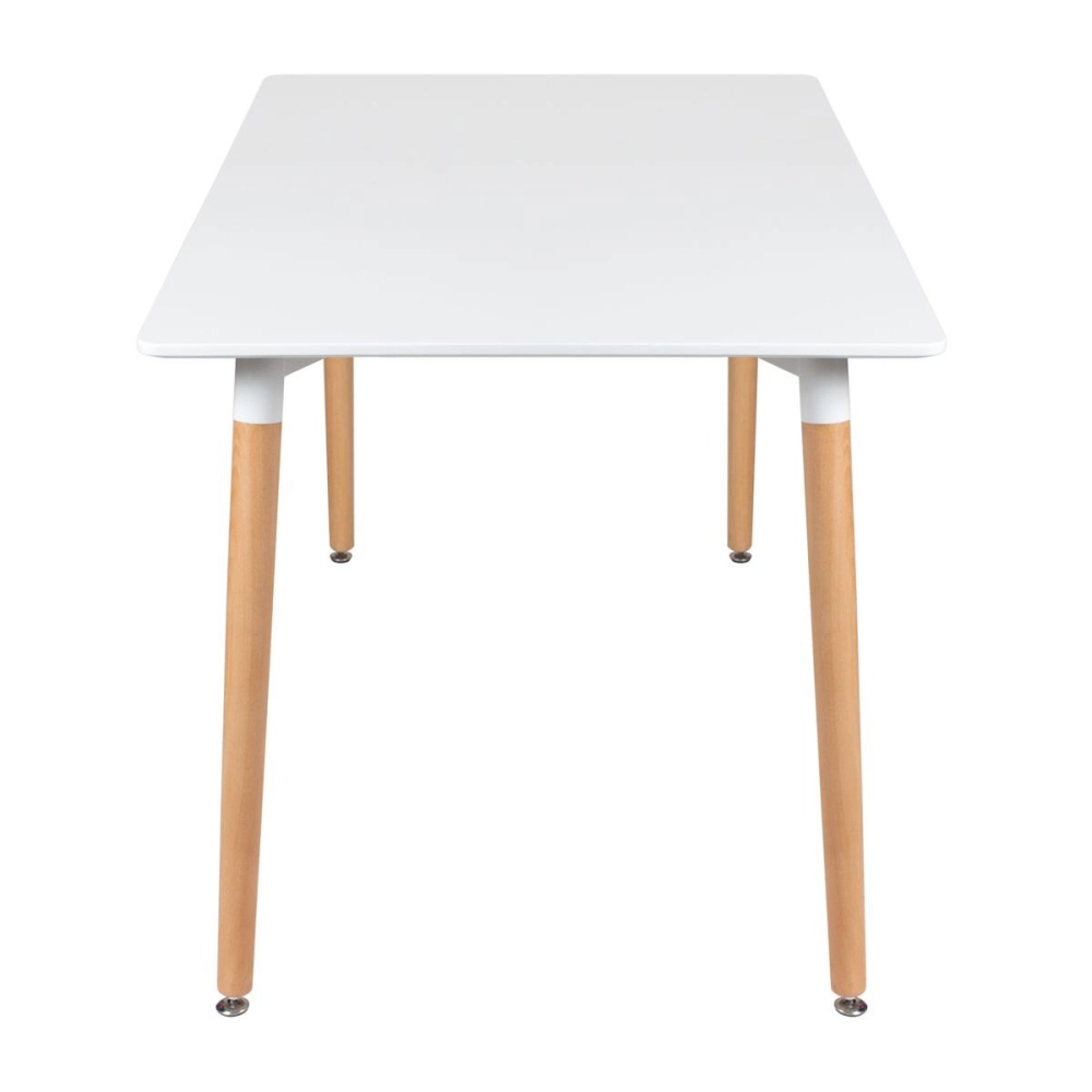 Mesa de jantar retangular Eames Eiffel - 80 x 140 cm - Branco Mesa de jantar retangular Eames Eiffel - 80 x 140 cm - Branco