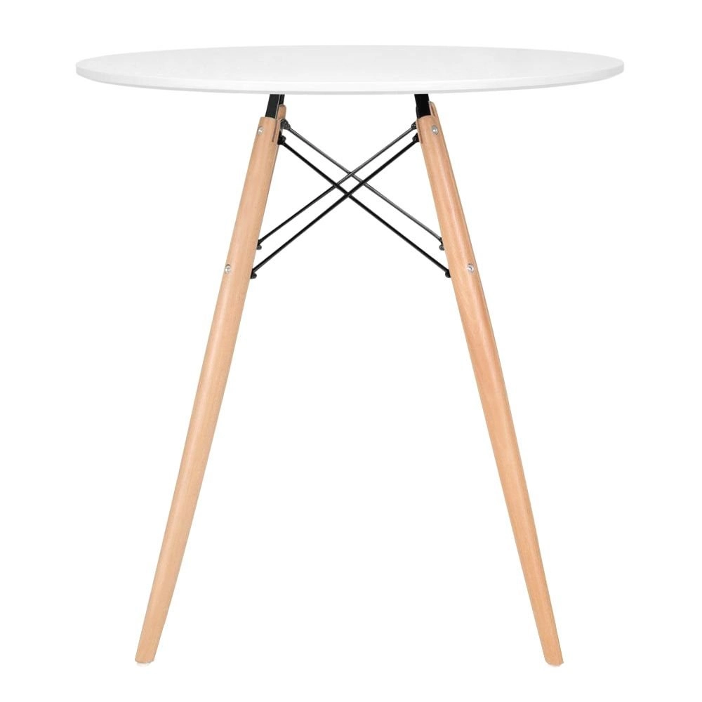 Mesa redonda Eames 70 cm + 4 cadeiras Eiffel DSW - Rosa Mesa redonda Eames 70 cm + 4 cadeiras Eiffel DSW - Rosa
