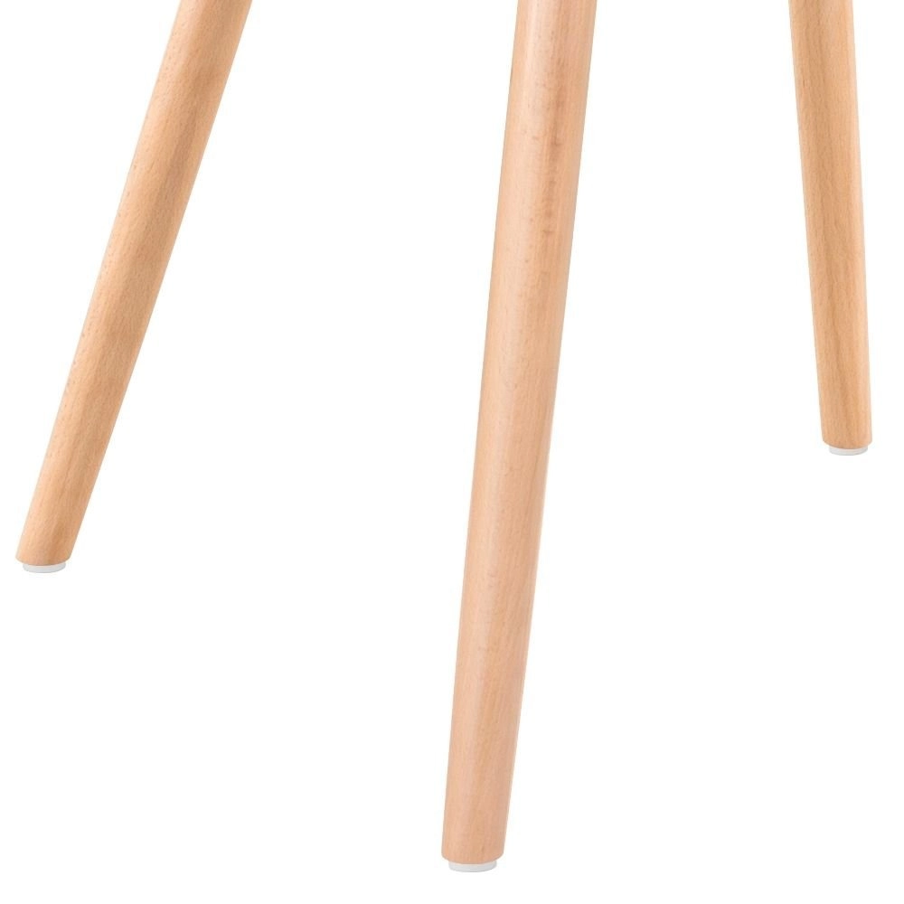 Mesa redonda Eames 90 cm branco + 4 cadeiras Eames Eiffel DSW - Nude Mesa redonda Eames 90 cm branco + 4 cadeiras Eames Eiffel DSW - Nude