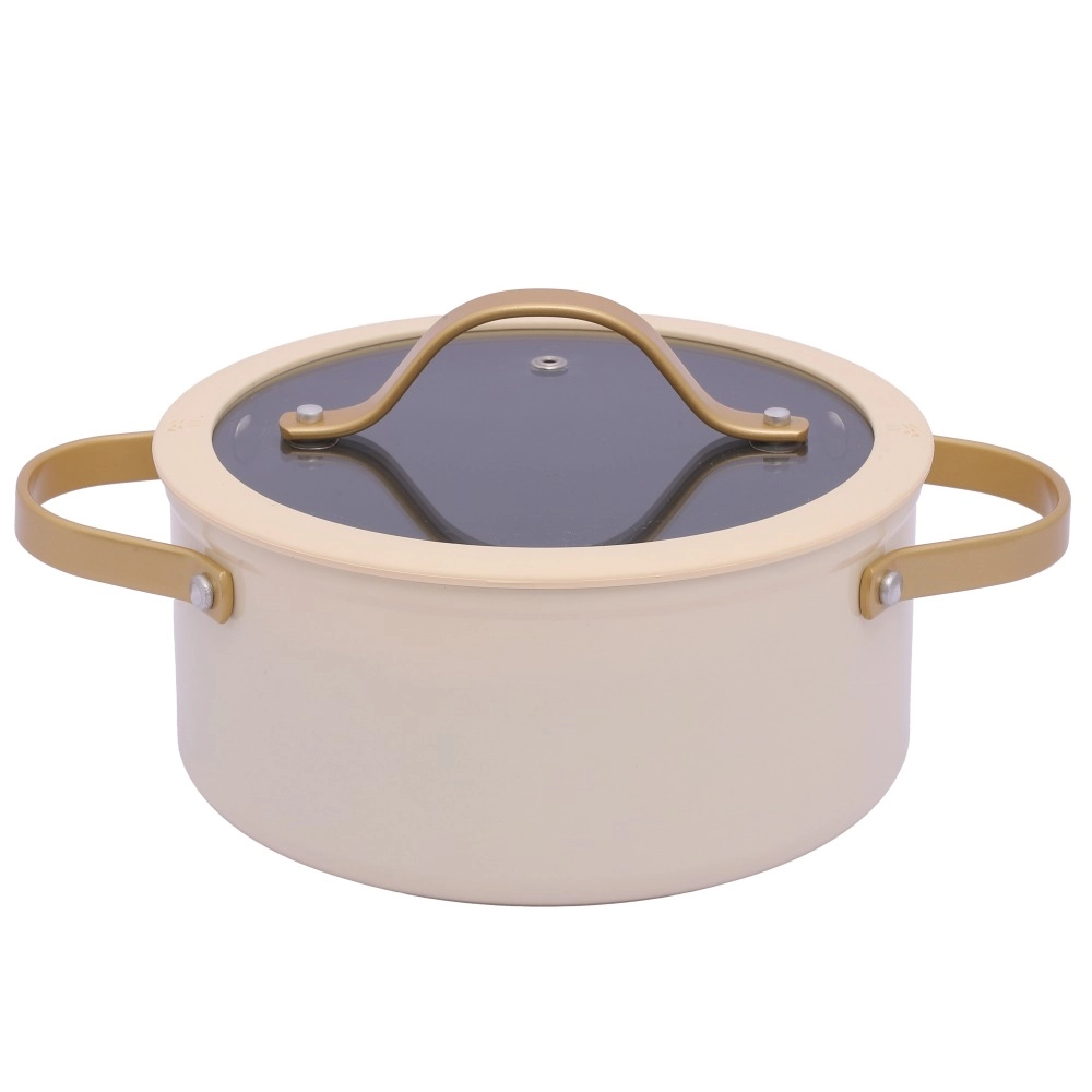 Panela Caçarola Liber Cook Gold Compatível com Fogão por Indução 20cm - Mimo Style